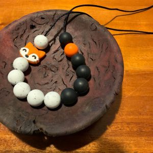Silicone Necklace - Cheeky fox (c78)