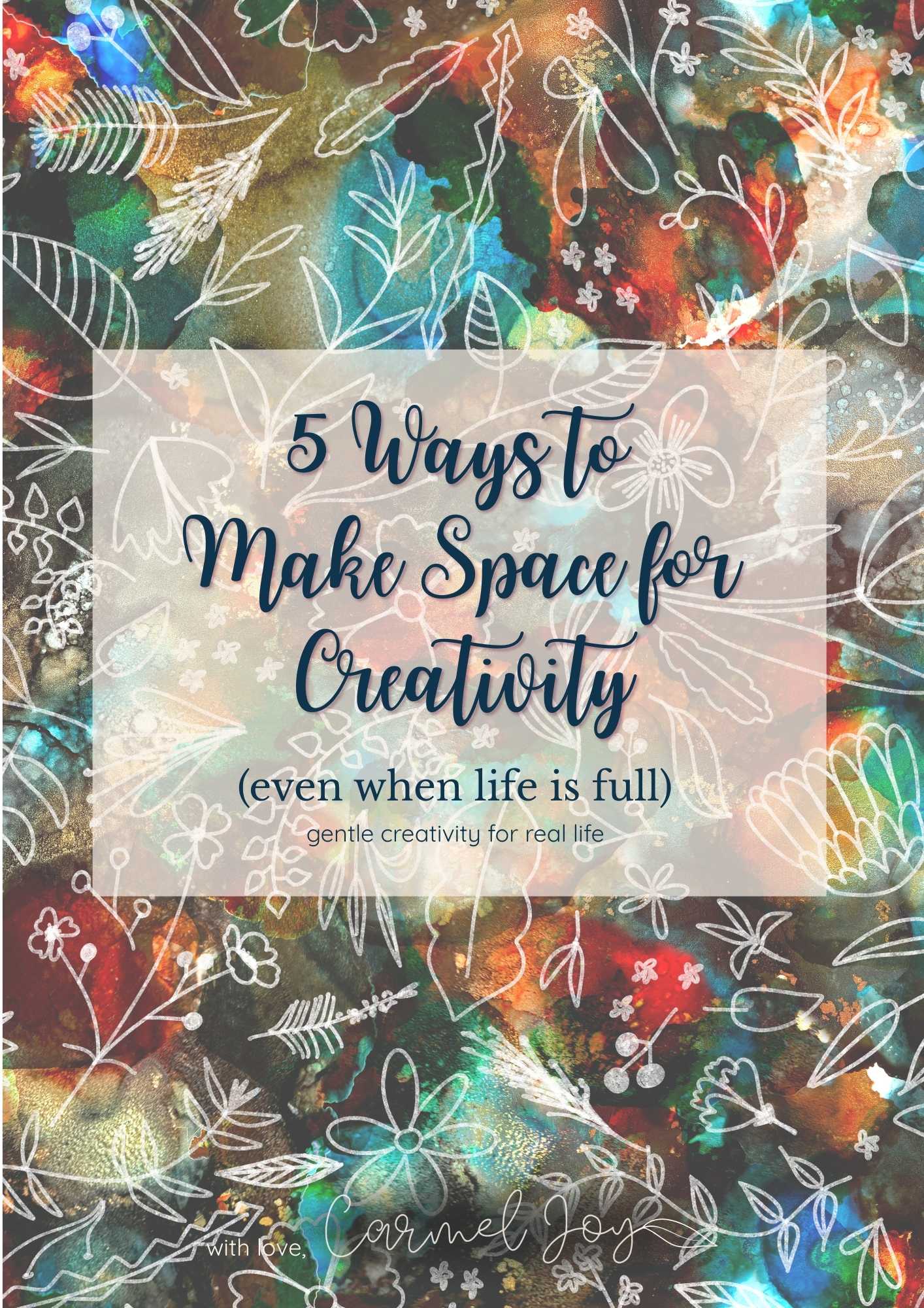 5 ways to make space - Cover page